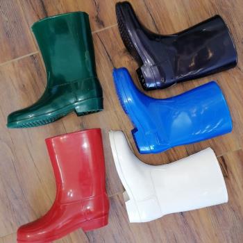 چکمه رنگی پلاستیکی ضد آب 